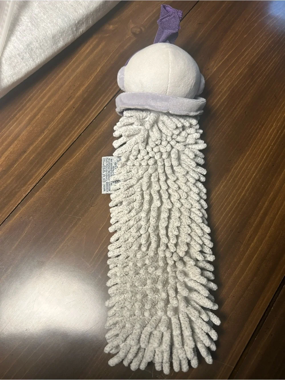 Norwex chenille snowman microfiber hand towel pet to dry bac lock